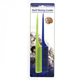 Annie Shell Shining Long Tail Comb 2PCS #136 Annie Shell Shining Long Tail Comb 2PCS #136